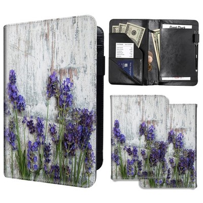 Server Books for Waitress, PU Leather Waiter Book Server Wallet with Zipper P...