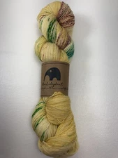 Black Elephant Hand Dyed Verigated Yarn Superwash Sock Merino Fingering Anew