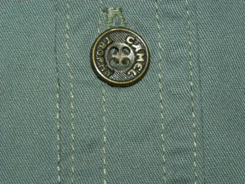 Elephant Hills Thailand Safari Shirt SS Cotton Camp Patch M USMC Button Rare - Image 4 of 4