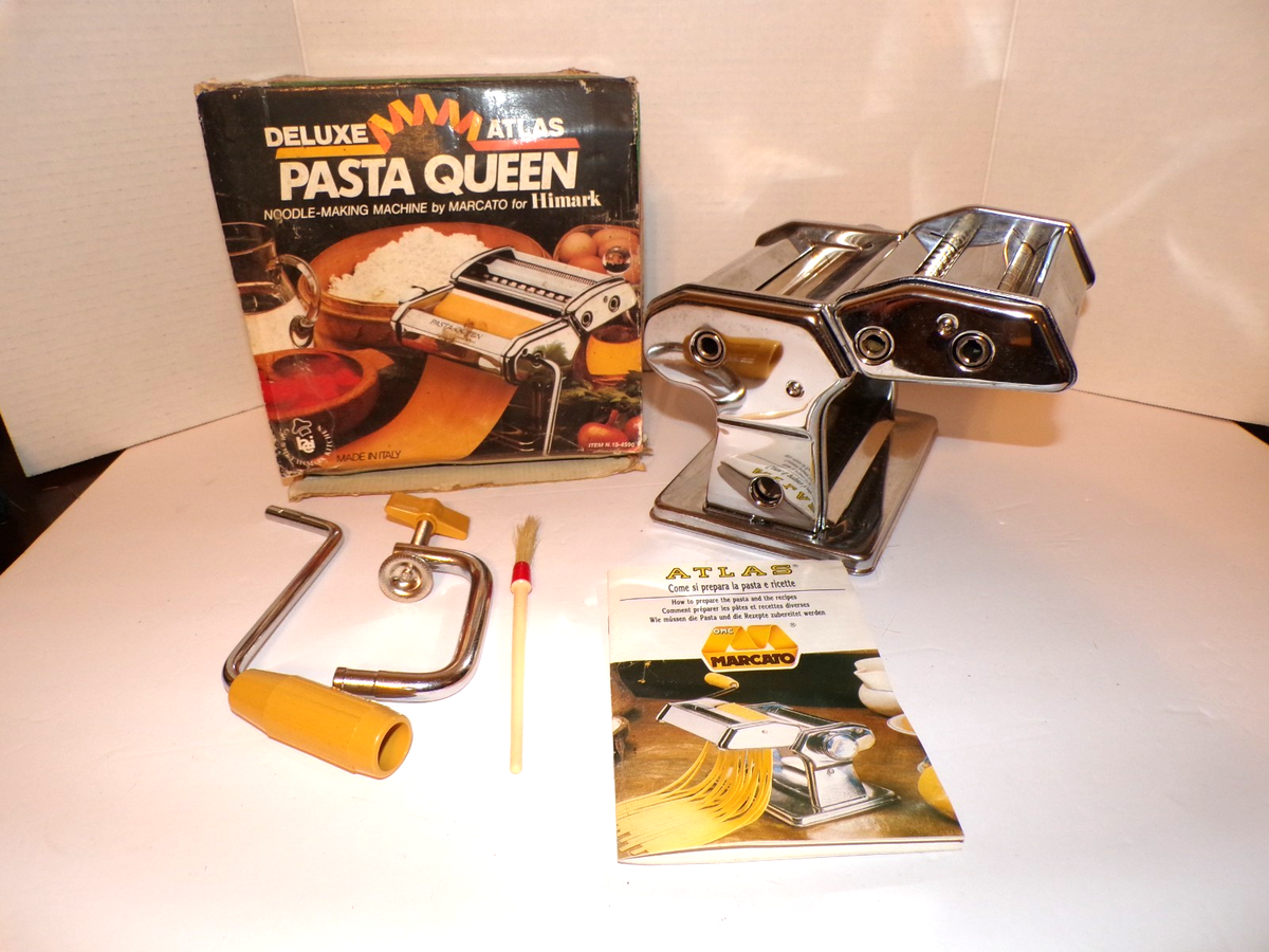 DELUXE ATLAS PASTA QUEEN #15-4590 - MADE IN ITALY - PASTA MACHINE