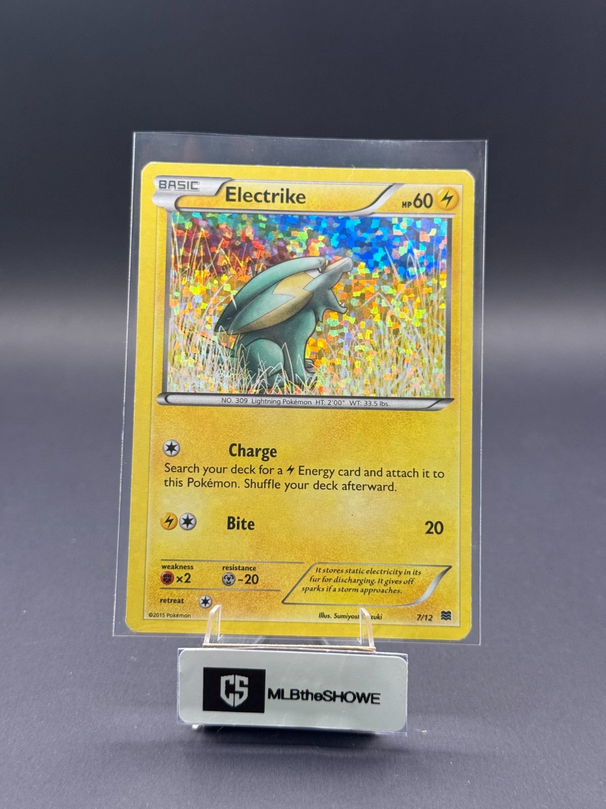 Electrike Pokemon McDonald's Promos 2015 7 Lightly Played