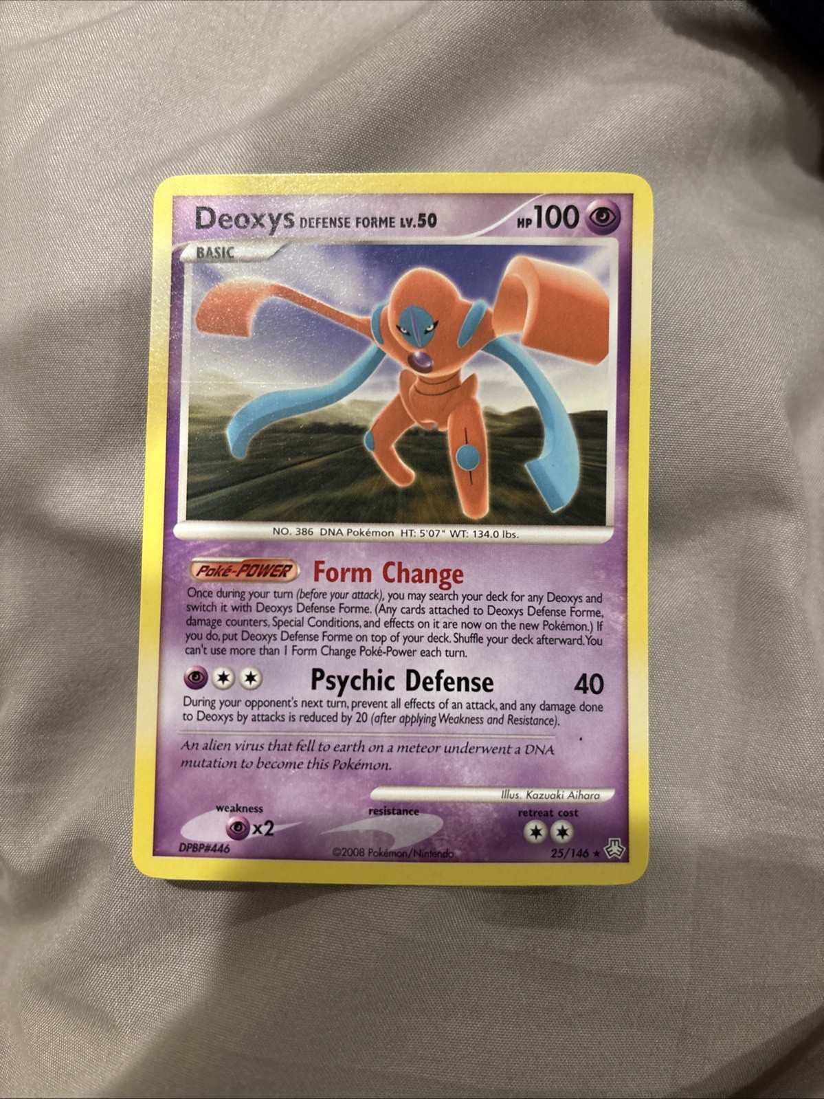 Deoxys Defense Forme 25/146 Legends Awakened Regular