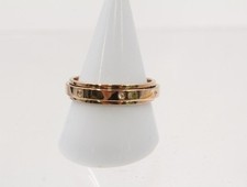 Piaget Possession 7P Diamond 18k Rose Gold Spinner Band Ring Size 59 w/Box