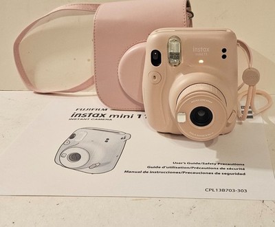 Fujifilm Instax Mini 11 Instant Film Camera Blossom Pink W/ Case & Manual Works