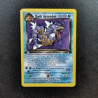 Dark Gyarados 25/82 Team Rocket First Edition Rare Pokemon Card WOTC 2000 LP