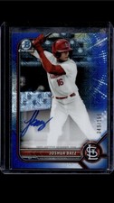 2022 Bowman - Mega Box Chrome Mojo Auto Joshua Baez #BMA-JB Blue Refractor /150