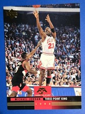 Upper Deck Michael Jordan Three-Point King Mr. June MJ 5 Chicago Bulls