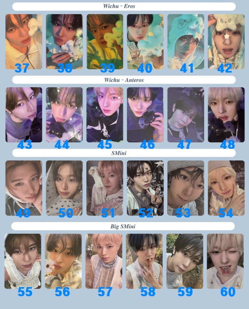 NCT WISH - Ode to Love Official Photocard KPOP Xion Riku Yuushi