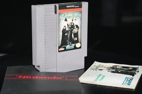 The Addams Family Nintendo NES Cartridge AND Booklet (RARE)! TESTED - 1992 USED	