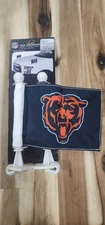 Chicago Bears NFL Licensed Team Promark Ambassador hood/Trunk Flags Set 2 New
