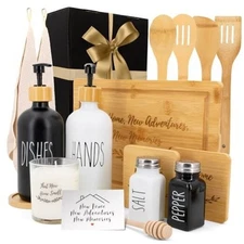  House Warming Gifts New Home – Home Essentials for New Home Gift Set Includes 
