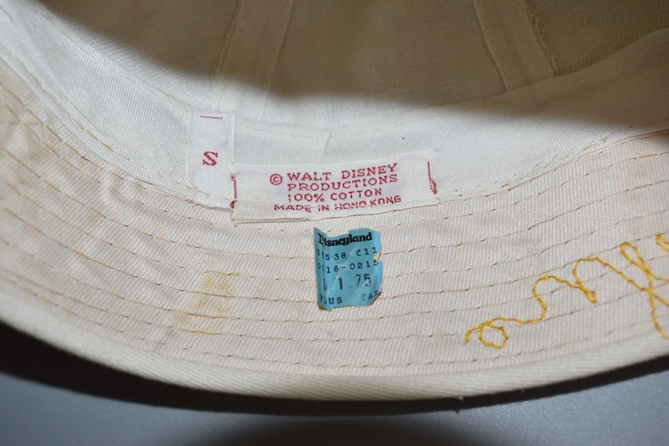 Vintage 1960s Disneyland Felt Letters Bucket Sailor Cap Hat - Image 2 of 4