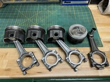 Vintage Bmw M10 2002 Tii E21 E30 Metric Mechanic E12 101 Forged Pistons 89.94mm