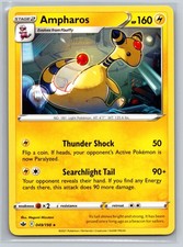 Ampharos 049/198 Chilling Reign Pokemon TCG Electric Stage 2 Light Pokemon Rare