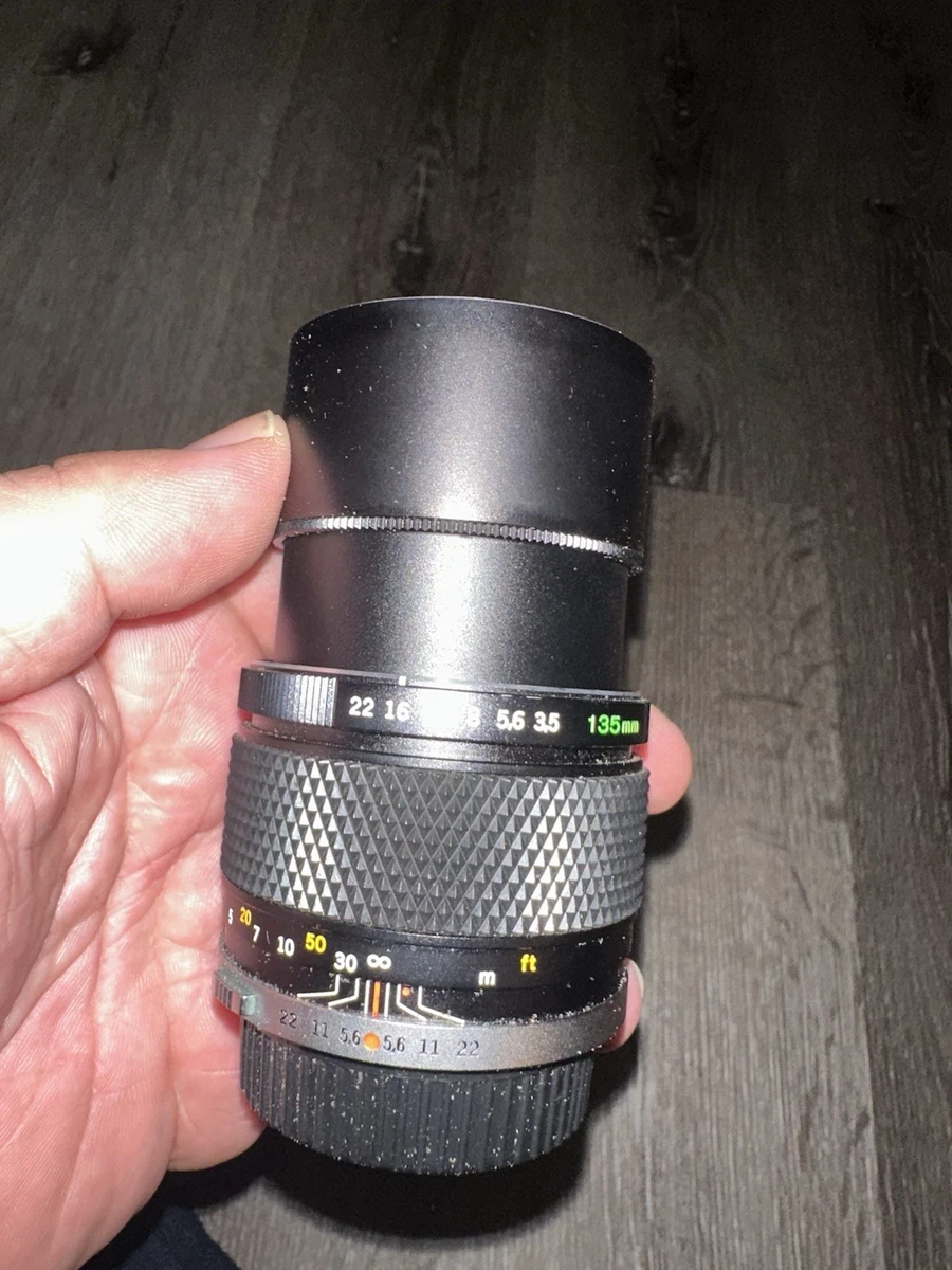 F/3.5 Camera Lenses Olympus Zuiko 135mm Focal for sale | eBay