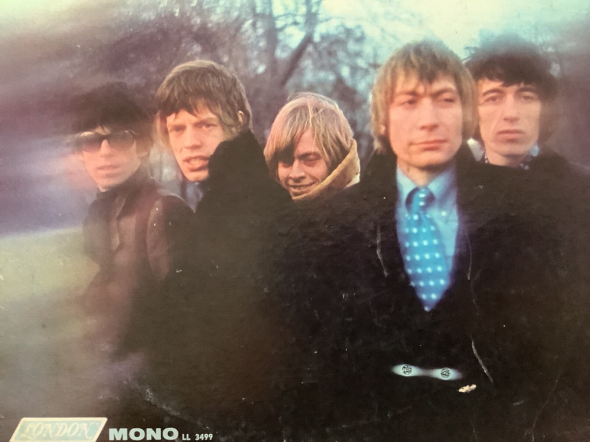 洋楽 rolling stones behind the buttons (RARE) ROLLING STONES Between The Buttons Rare 1967 US red & silver