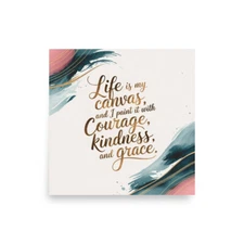 Quote Wall Art | Inspirational Motivational Positive Energy Decor