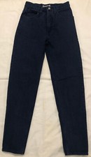 Vintage 80s George Marciano Guess Jeans Style 1050 High Rise Tapered Blue Sz 27