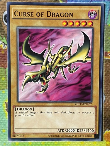 Yu-Gi-Oh YGLD-ENA07 Curse Of Dragon