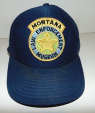Vintage Montana Highway Patrol Snapback Hat Law Enforcement Advertisement Police