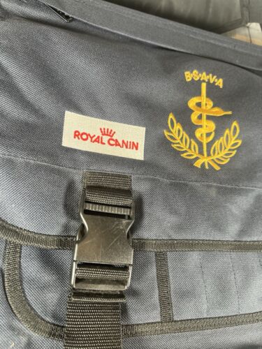 Vintage Bsava Congress Royal Canin Satchel / Messenger Bag Scarce Veterinary Vet - Picture 2 of 8