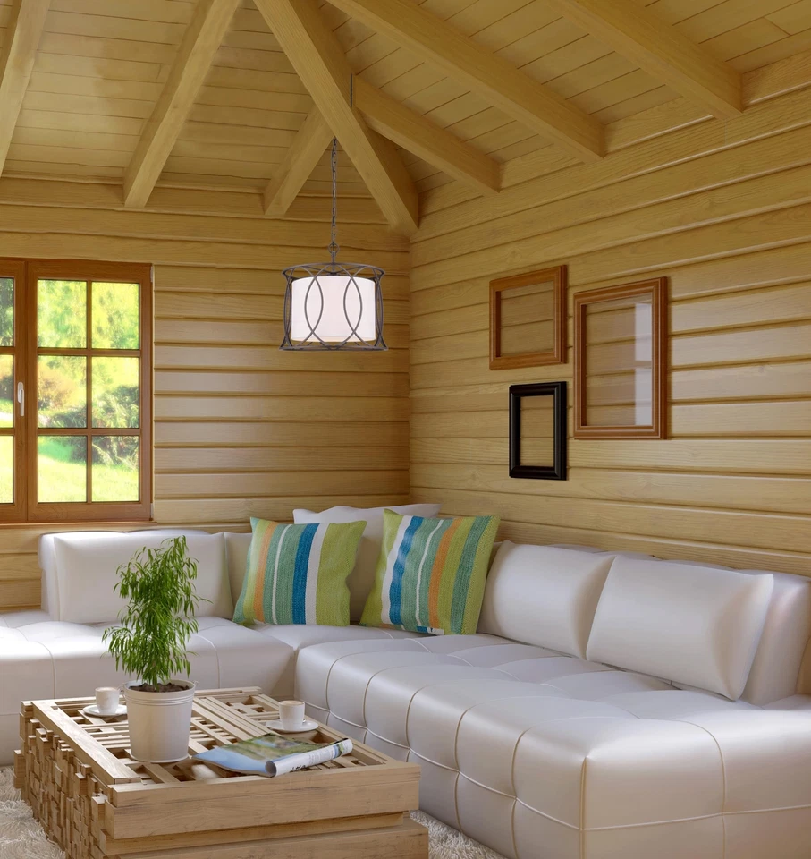 Colgante Monica 1 Luz Tamaño: 13" Foto 3 de 4