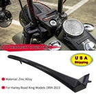 Black Nacelle Spear Top Headlight Cover Trim Kit For Harley Road King Classic