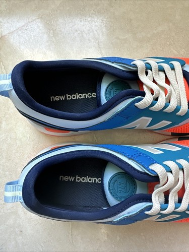 NIB New Balance Kids 247 Cobalt Blue Neon Orange Size K3 - Picture 6 of 8