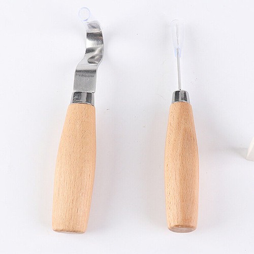 Wood Carving Chisel Kit Woodworking Whittling Cutter Chip Hand Tool - Picture 3 of 14