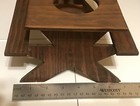 Vintage Redwood Picnic Table Condiment Set With Salt & Pepper - Ketchup Mustard — photo 8