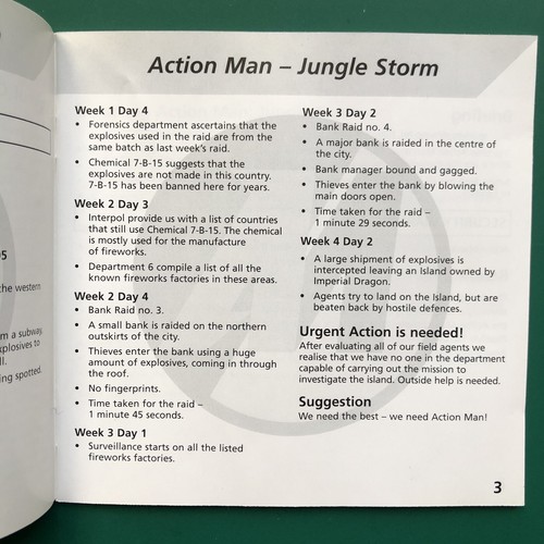 ACTION MAN JUNGLE STORM PC Videogame CD-ROM Secret Agent Hasbro Windows 95 / 98 - Picture 7 of 12