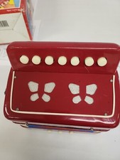 Schylling The Little Red Accordion Child's Squeeze Box Musical Instrument Toys