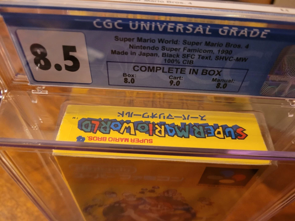 Super Mario World - Mario Bros. 4 CIB - CGC 8.5 - Super Famicom / SNES Japanese - Image 4 of 4