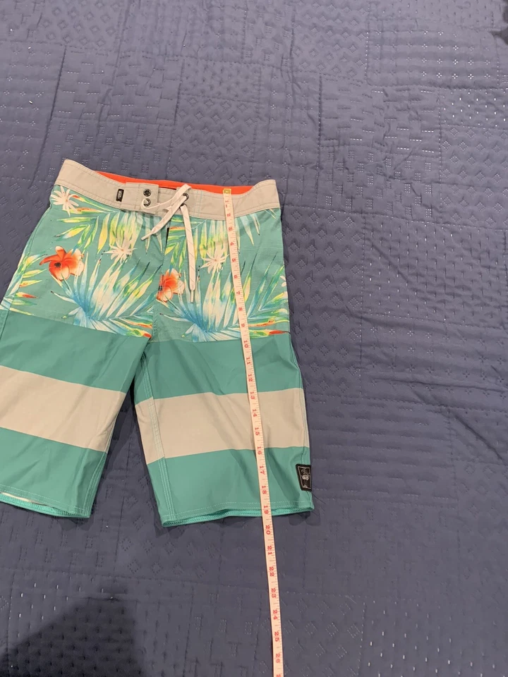 Bañador Vans para niños talla 14-27 diseño tropical hawaiano floral Foto 2 de 4