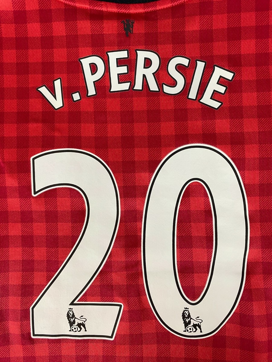 MANCHESTER UNITED 2012 2013 V.PERSIE HOME SHIRT FOOTBALL SOCCER
