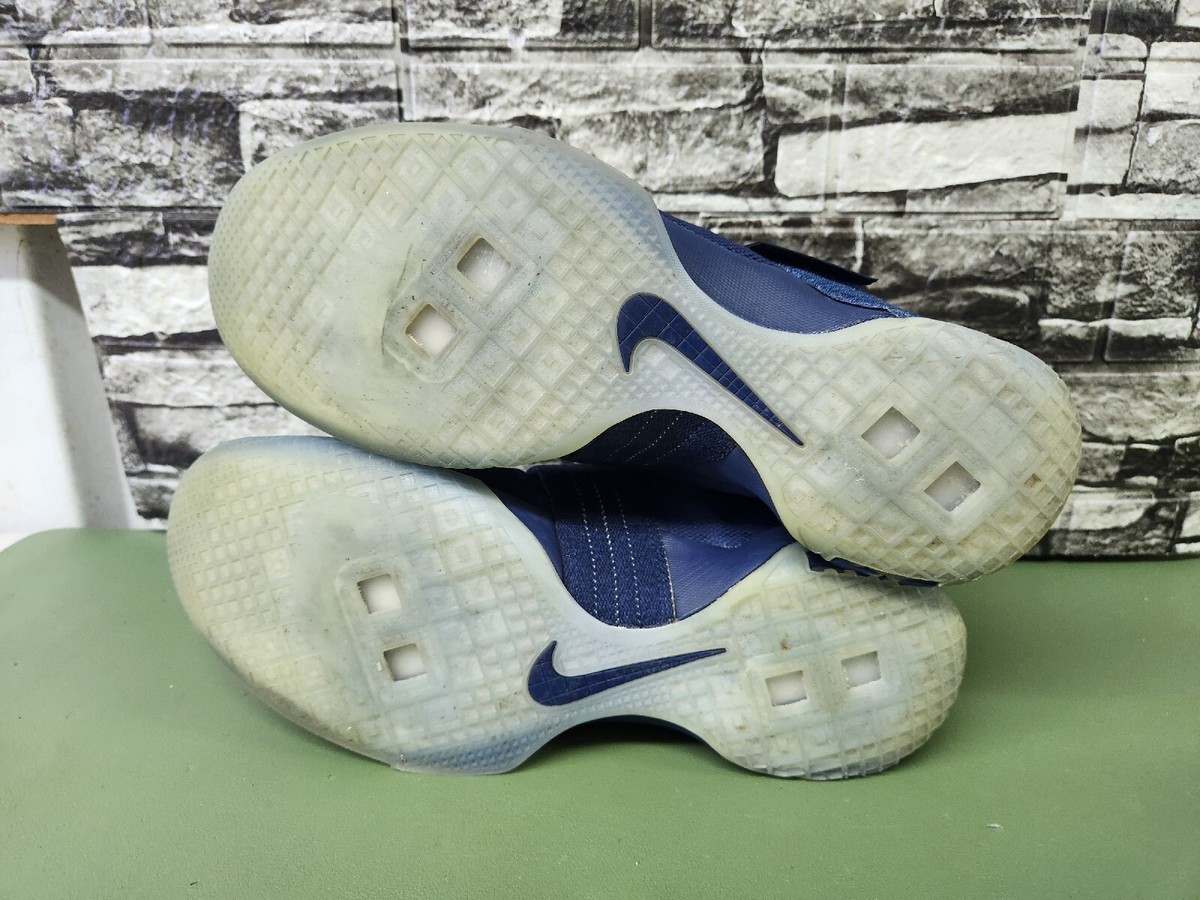 2016 Nike LJ Lebron James Soldier 10 Size 11 Midnight Navy 844378-444 Nike LeBron Zoom Soldier 10 Shoes Midnight Navy Blue 844378  main image 2