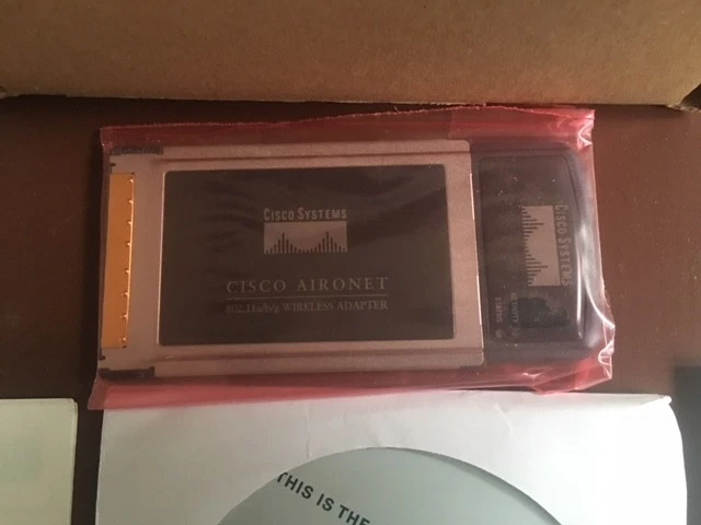 New Genuine Cisco Aironet 802.11a/b/g CardBus Adapter AIR-CB21AG-A-K9 74-3481-03 - Image 2 of 3