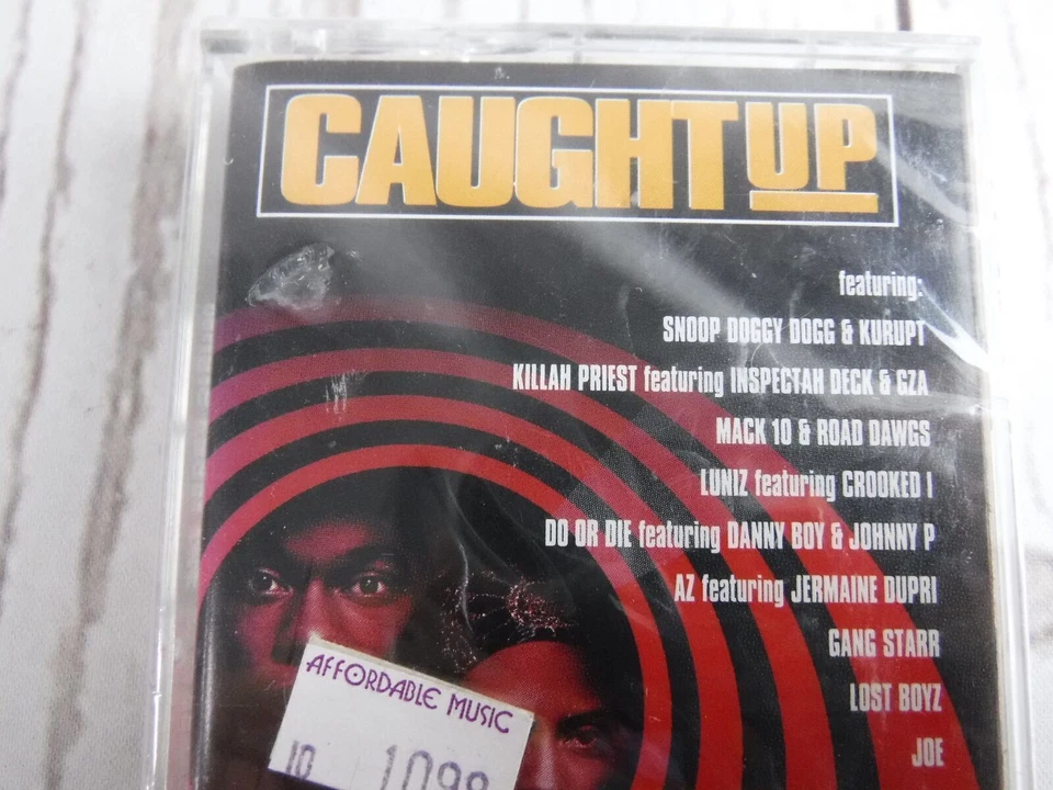 Vintage Cassette Tape CAUGHT UP Movie Soundtrack FACTORY SEALED Hype Sticker - Image 3 of 4
