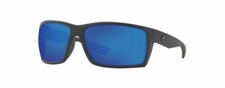 NEW Costa Del Mar Reefton Blackout Frame w/ Blue Mirror 580G Lens RFT01OBMGLP
