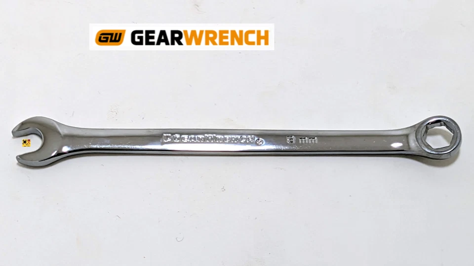 New Gearwrench 6 Point Combination Wrench Polished Metric MM, Inch SAE Pick Size - Image 3 of 4