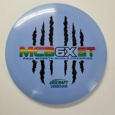 Discraft Paul McBeth 6X ESP Undertaker - 6X Mcbeast Stamp Blue  170-172 grams1