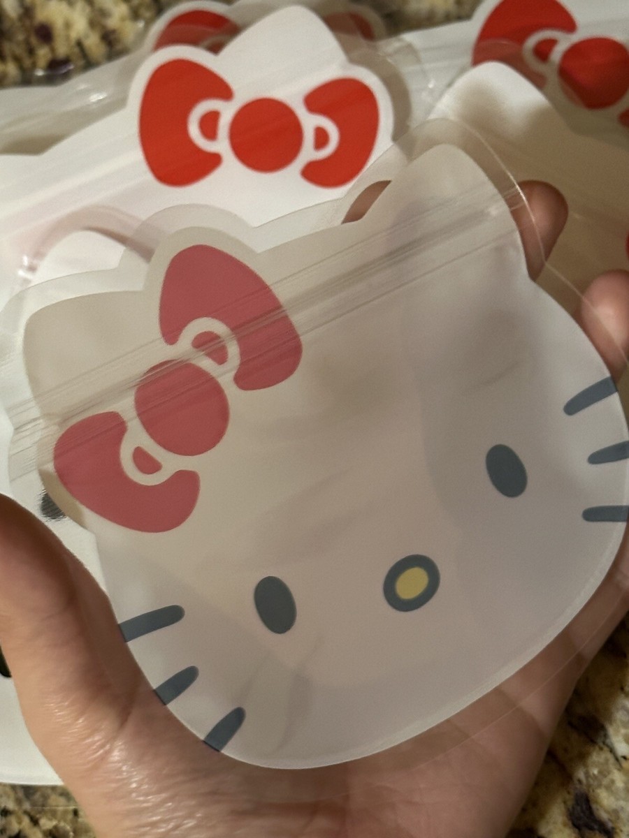 Hello Kitty zip lock Bags 20pc New ! Read Description | eBay