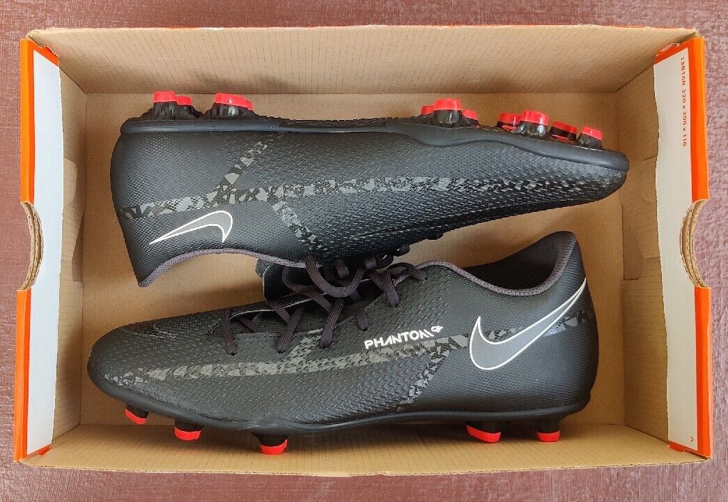 Nike+Phantom+GT2+Club+MG%2FFG+Black+White+Crimson+Soccer+Cleats+sz