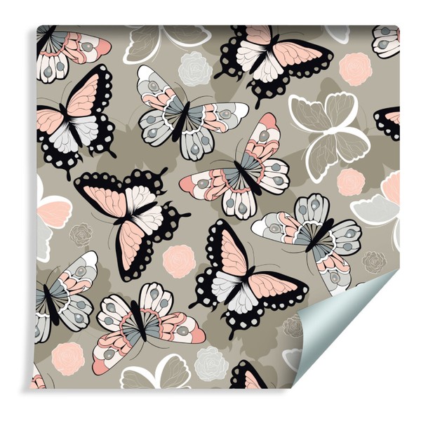 10M Vlies Tapete Rolle Kinderzimmer Schmetterlinge Himmel Natur Blumen Xxl 572-image