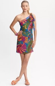 trina turk one shoulder dress