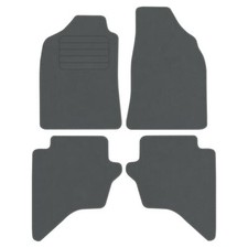 Velours Fußmatten für Ford Ranger II Doppelkabine Bj. 1998 – 2006 NEU GRAU STD
