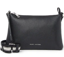 Marc Jacobs The Cosmo Leather Crossbody Bag ~NWT~ Black