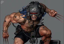 WOLVERINE  DIGITAL   STL file 3d  READY TO PRINT AMAZING X-MEN DEADPOOL WEAPON X