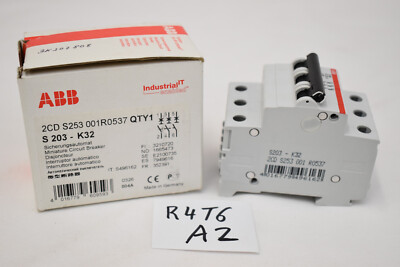 ABB S203 K32A Leitungsschutzschalter Sicherungsautomat LS K32A 3 polig