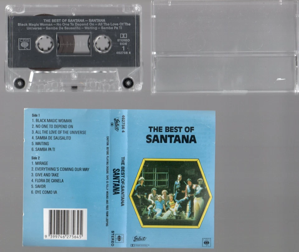 SANTANA The Best of Santana  Black Magic Woman CASSETTE VG-EX - Image 2 of 2
